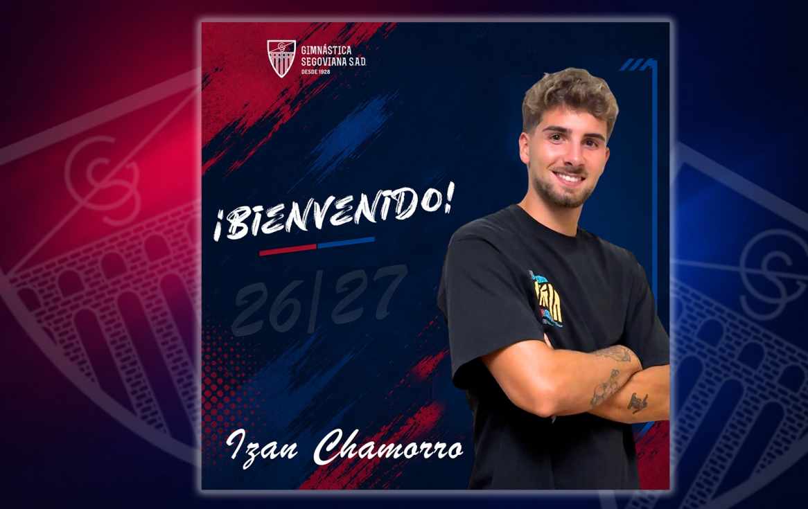 La Gimnástica Segoviana ficha al mediapunta Izan Chamorro, procedente de la A.D. Torrejón, tras firmar 6 goles y 3 asistencias la pasada temporada
