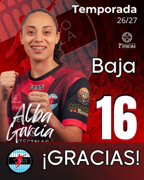 Alba García Silverio deja el CD Segosala por motivos personales pese a haber renovado hace apenas unos días