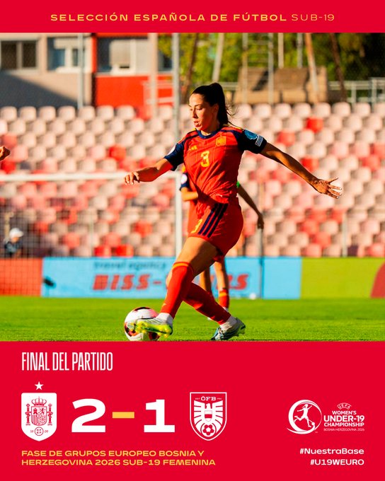 España vence a Austria (2-1) y acaba primera de grupo con protagonismo de Alba Cerrato