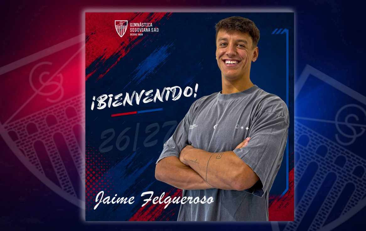 La Gimnástica Segoviana ficha al mediapunta asturiano Jaime Felgueroso para reforzar su ataque