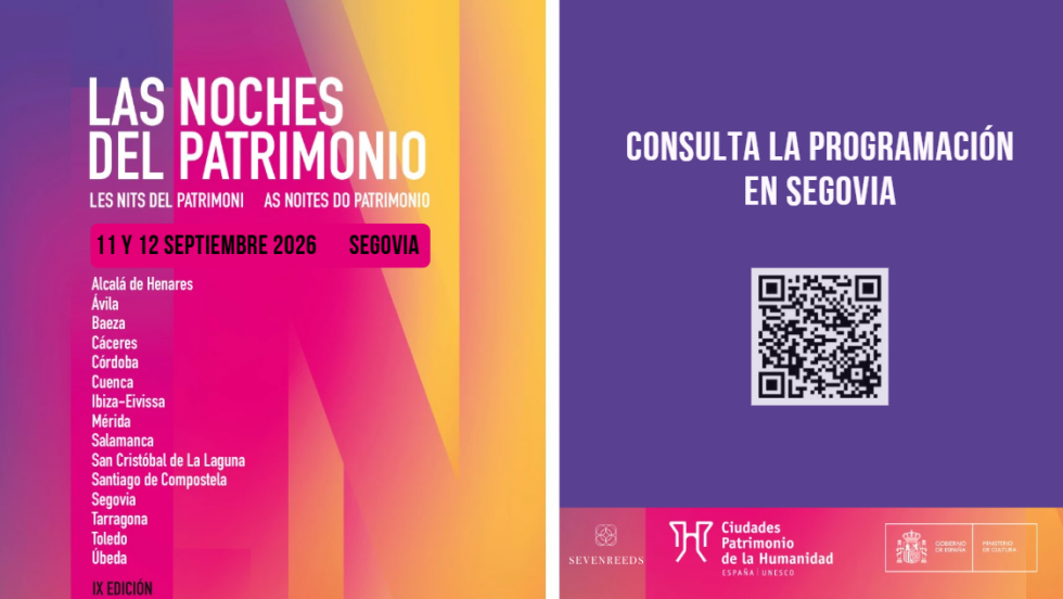 Segovia se vuelca con Las Noches del Patrimonio 2026: danza, música y visitas nocturnas por toda la ciudad el 11 y 12 de septiembre