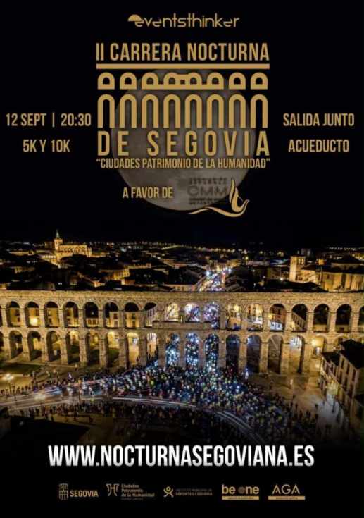 La Carrera Nocturna de Segovia espera superar los 900 corredores en su segunda edición del 12 de septiembre