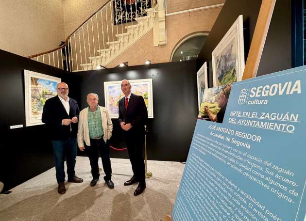 Segovia, a través de la mirada de José Antonio Regidor: el Ayuntamiento expone sus acuarelas hasta diciembre