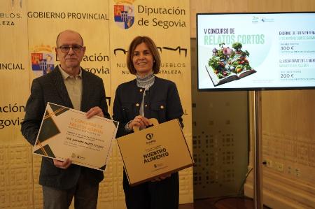 José Antonio Quirce y Sara Esteban ganan el V Concurso de Relatos Cortos ‘Historias que alimentan’ de la Diputación