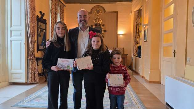 Tres escolares ganan el concurso de dibujo “Segovia Ciudad Europea” entre 135 participantes