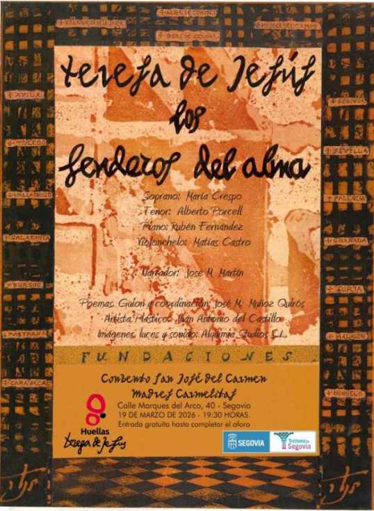 Segovia celebra a Santa Teresa de Jesús con un concierto que une música y palabra