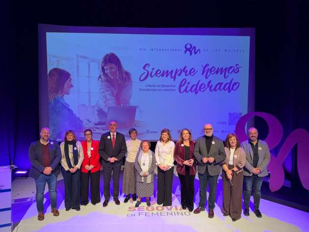 El Ayuntamiento de Segovia reivindica el liderazgo histórico de las mujeres en el acto central del 8M