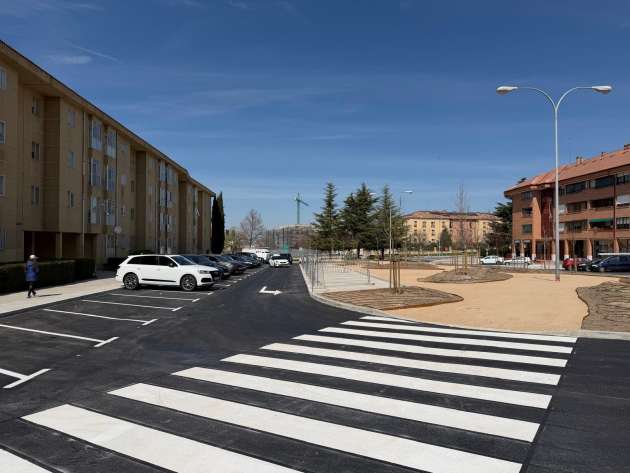 Concluye el asfaltado en las plazas de Calderón de la Barca y Tirso de Molina en Nueva Segovia