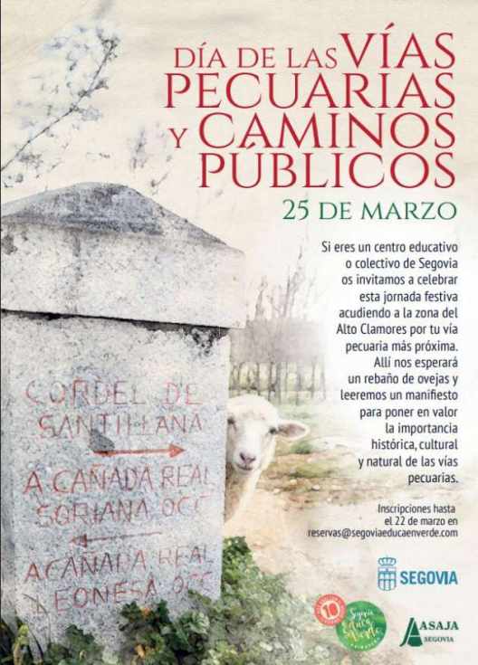 Segovia celebra el Día de las Vías Pecuarias con una jornada educativa y participativa