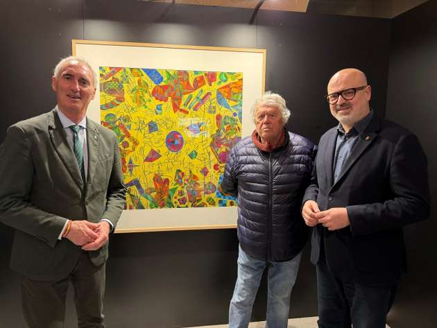 Mon Montoya expone “Diario de un sumergido” en el zaguán del Ayuntamiento de Segovia