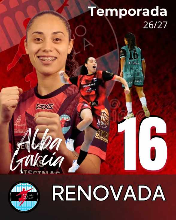 Alba García renueva con Segosala y seguirá en el proyecto para la temporada 2026/27 sea en Primera o en Segunda
