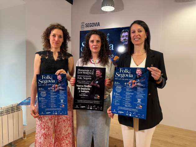 Folk Segovia 2026 arranca el 2 de julio con un homenaje a Luis Martín y actuaciones de Korrontzi, Los Niños de los Ojos Rojos y Carrión Folk