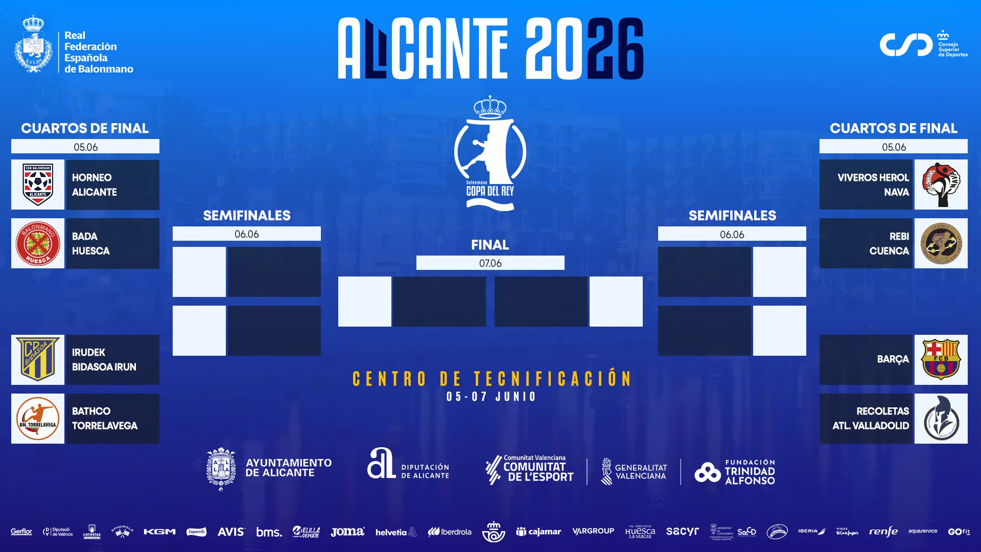 Viveros Herol Nava se juega el todo o nada ante REBI Cuenca en los cuartos de final de la Copa del Rey de Balonmano en Alicante