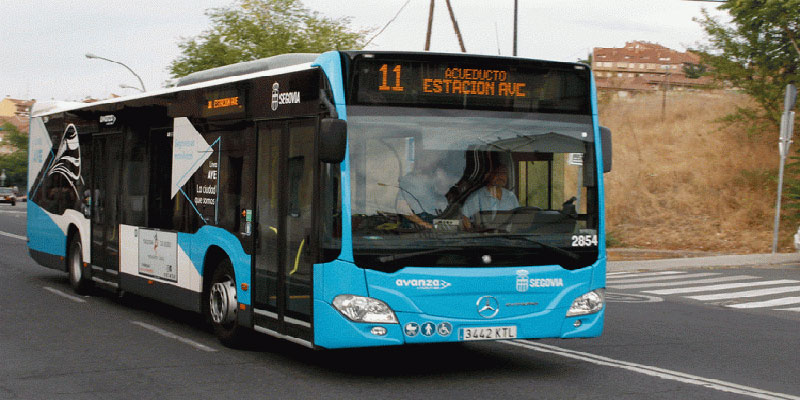 La línea 10 del autobús urbano de Segovia modifica su recorrido el 4 de junio por el corte de la calle Puerta de Santiago