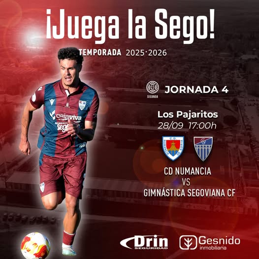 La Gimnástica Segoviana CF viaja a Soria con el objetivo de seguir invicta en la liga