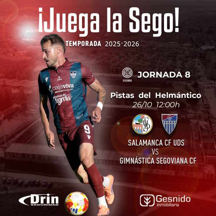 La Gimnástica Segoviana busca su primera victoria a domicilio ante el Salamanca UDS