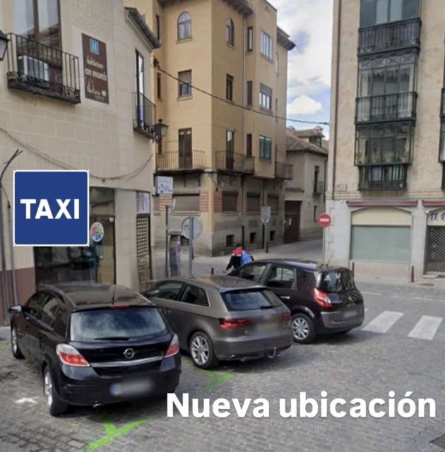 La parada de taxis de la plaza Mayor se traslada desde mañana a la plaza Doctor Laguna